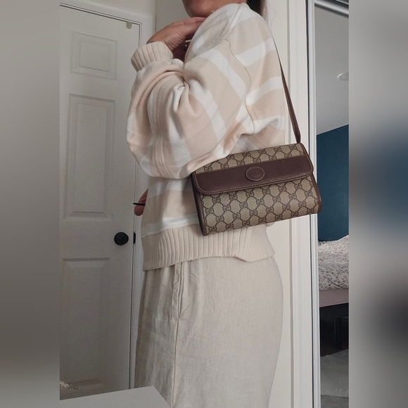 Authentic Gucci GG Supreme Shoulder Bag Small - Picture 14 of 14